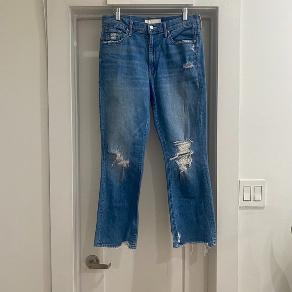 Mother The Insider Ankle Chew in Destroyed Bills - Size 30 - Picture 6 of 15